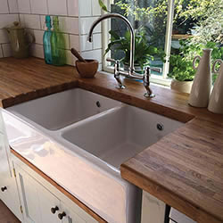 Shows of Darwen Fireclay Ceramic sink