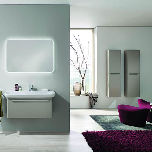 Keramag Design myDay vanity unit and tall cabinets