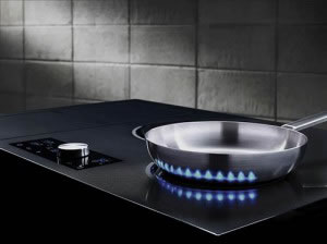 Samsung induction hob with Virtual Flame technology