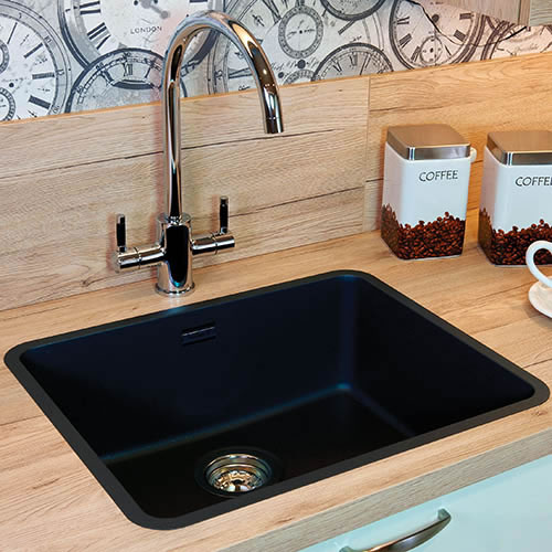 Reginox coloured stainless steel sink