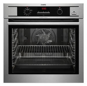 AEG Multifunction Ovens with SteamBake - BP530450KM with Pyrolitic Cleaning