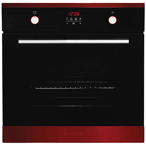 Baumatic BOIM678RD 60cm Matt Red 78 Litre MF Single Oven