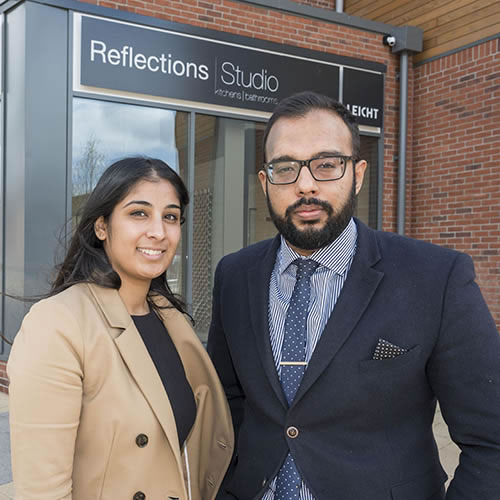 Sunisha and Gurdeep Virdi from Reflections Studio, Dorridge