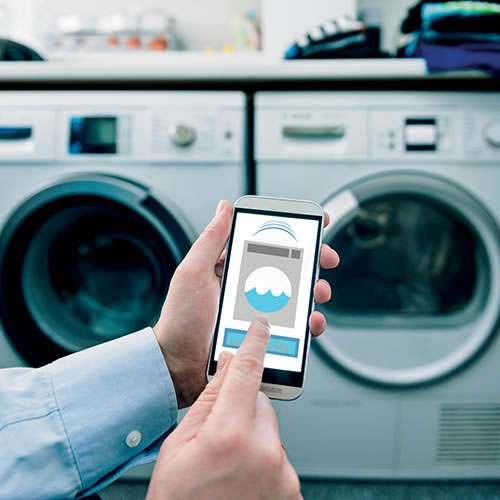 Smart home washing machine