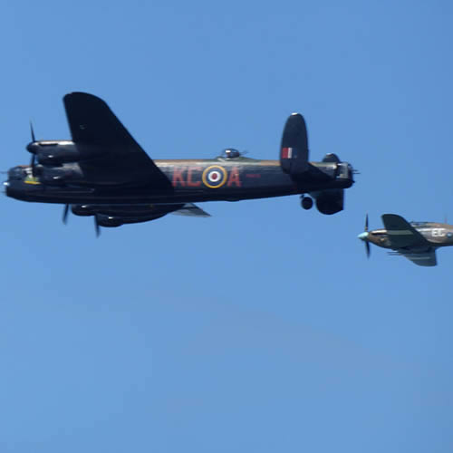 Lancaster Bomber at the Herne Bay Air Show