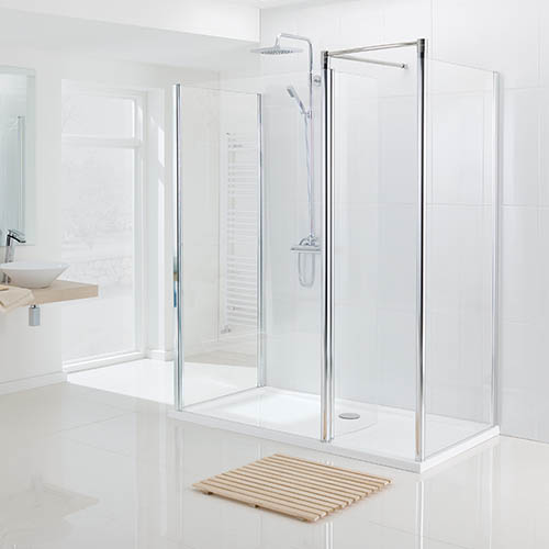 Classic Walkin shower with PureVue glass