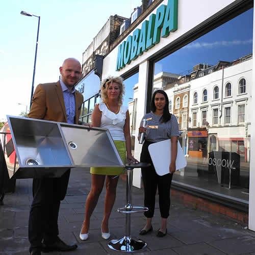 L to R: Kyle Whittle, Mobalpa; Marzena Reeves, Sue Ryder; and Sonal Patel, Mobalpa Islington