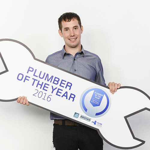 The 2016 UK Plumber of the Year, Shaun Scott