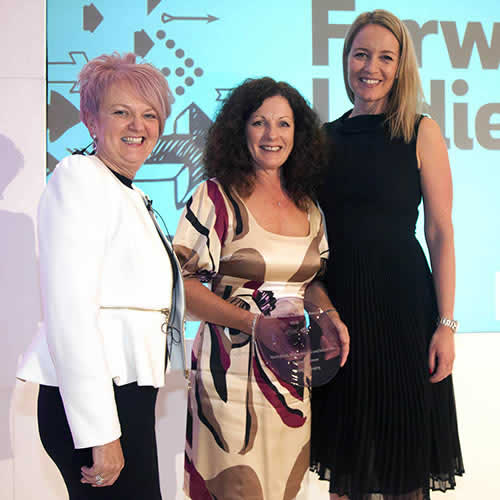 L to R: Debra White of HSBC, Deborah Smith and Beccy Barr