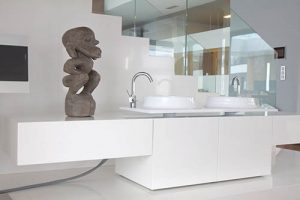 Double countertop basin from Swiss brand Vayer