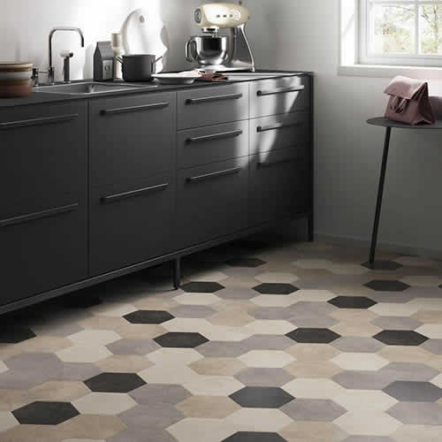 Moduleo hexagon stone floor