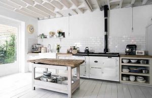 Aga two-oven range cooker in white