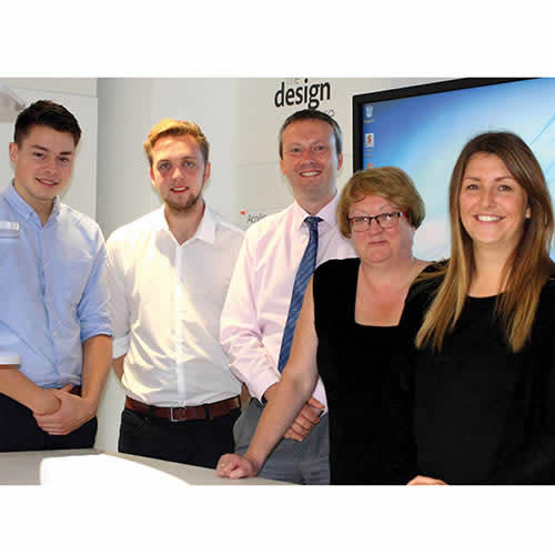 L to R: Luke VanBentum, Joel Seddon, Peter Woodward, Anna Hirst and Helen Edwards