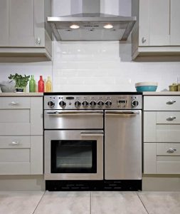 Rangemaster Professional+ 90 model in stainless steel finish