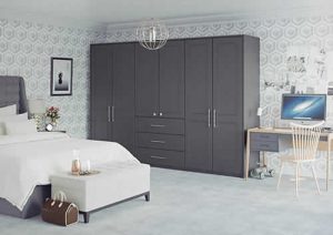 HPP Ascot doors in super-matt graphite