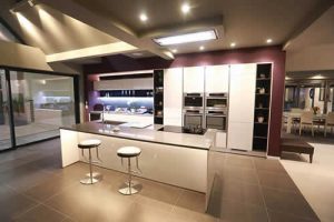 Noble kitchen with AEG appliances, Blanco sink and Quoter tap