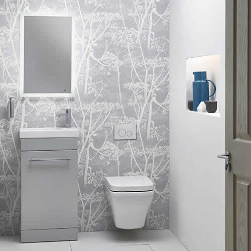 Roper Rhodes Esta unit in gloss light grey