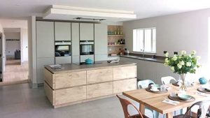 Kitchen supplied to Belmar Homes by Elements Kitchens, for the Dropshot Farm development in Oxfordshire