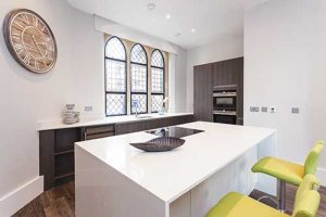 KPS Pronorm kitchen in the Trinity Church development in bowman, Cheshire