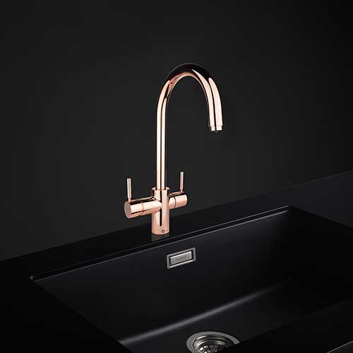 Insinkerator rose gold hot tap