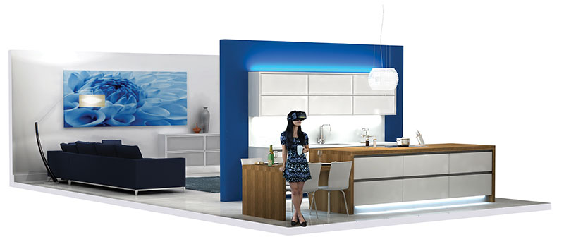 4D Theatre: Virtual Worlds' new software lets customers walk around inside their new kitchen or bathroom