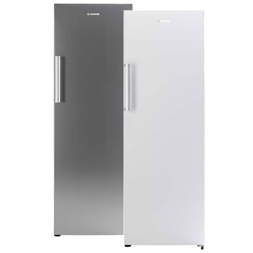 Hoover HVLN6172WH tall larder fridge and Hoover HVUN6172XH tall larder freezer