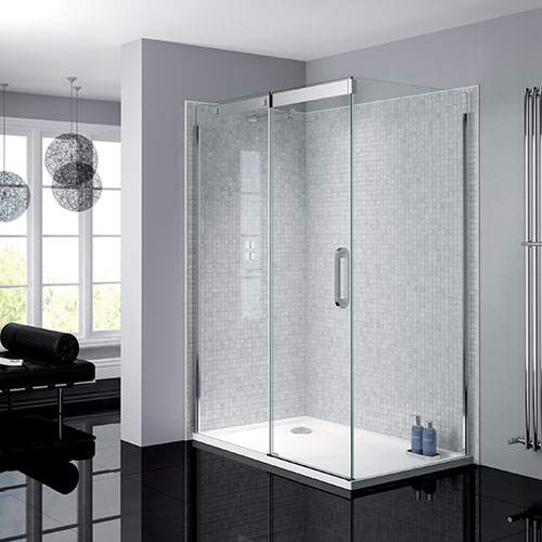 April Products Prestige frameless shower enclosure