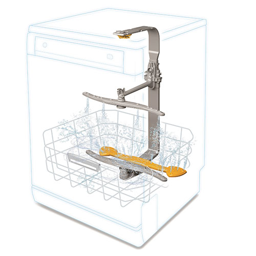 Hotpoint 600mm 3D Zone Wash dishwasher