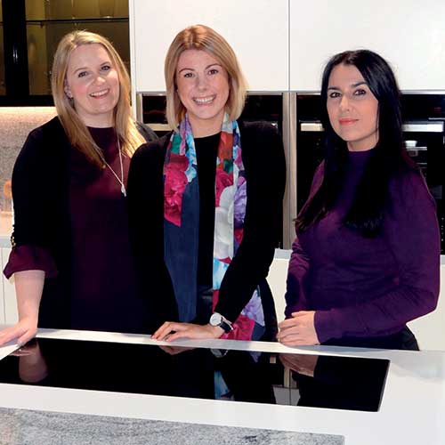 L to R: Cat McElroy, Jessica Inglis and Lucy Dawson