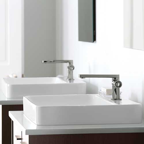 Kohler UK Composed single lever monobloc basin with side handle mixer tap