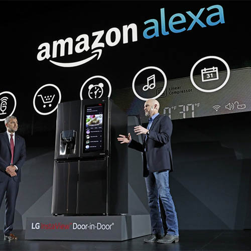 LG smart refrigerator with Alexa in-built voice control