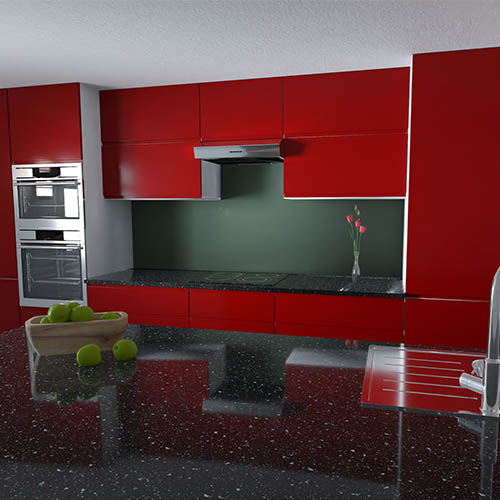 DigitalBridge Kitchen Render RedWEB