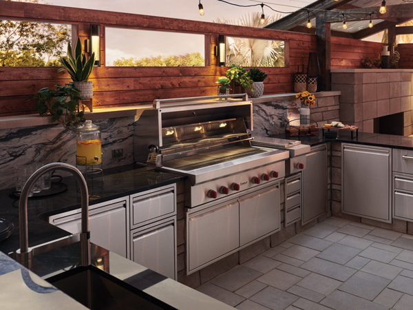 outdoor kitchens