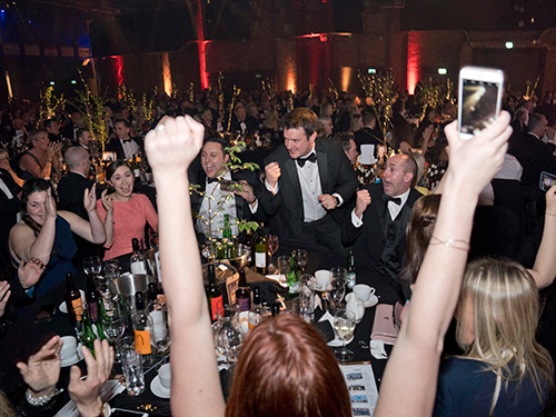 Winners celebrate at the kbbreview Retail & Design Awards in Manchester 2021
